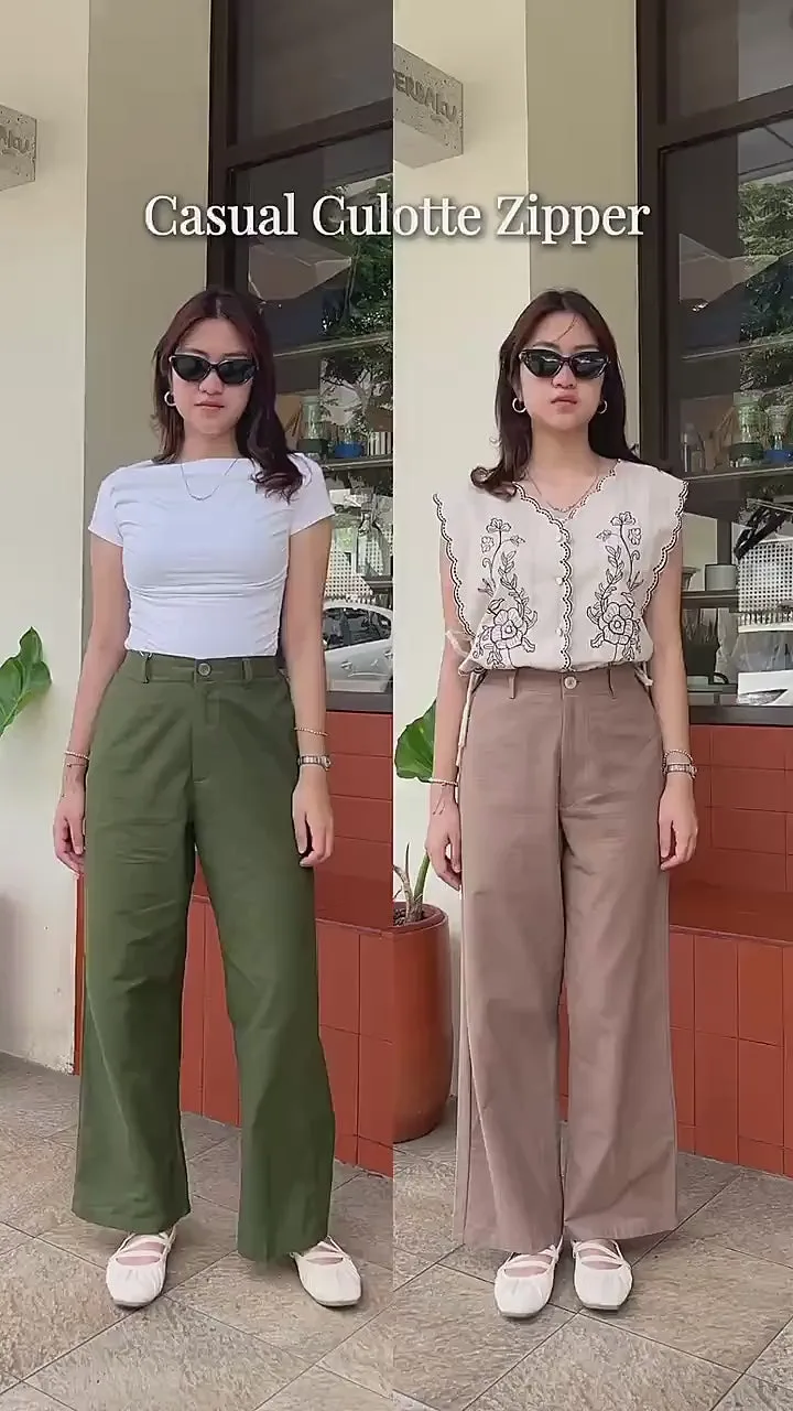 casual-culotte-zipper video