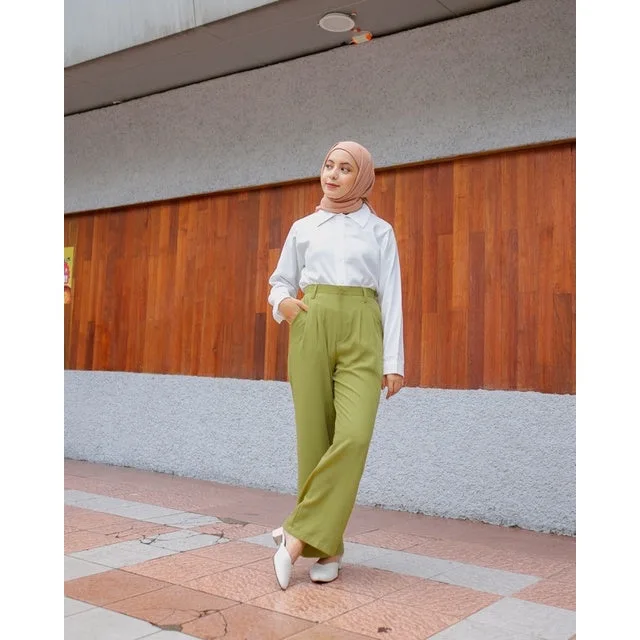 cerra-loose-pants-big-size — Green Lime