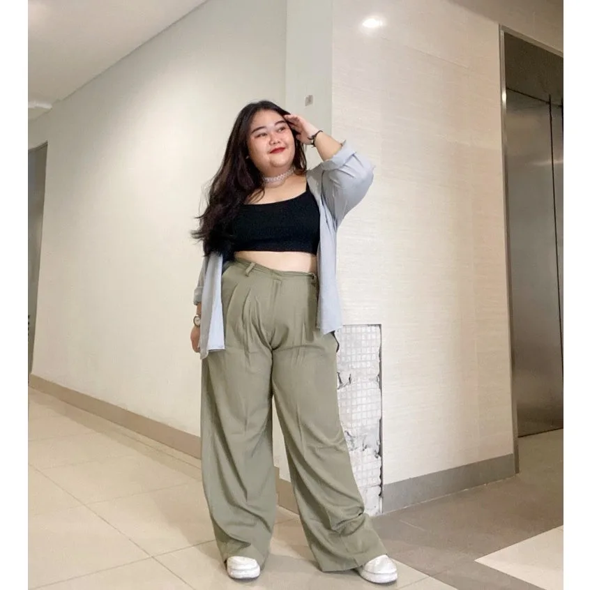 cerra-loose-pants-big-size — Sage Green (new)