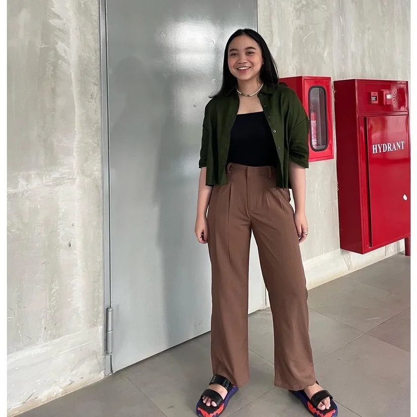 cerra-loose-pants — Dark Chocolate