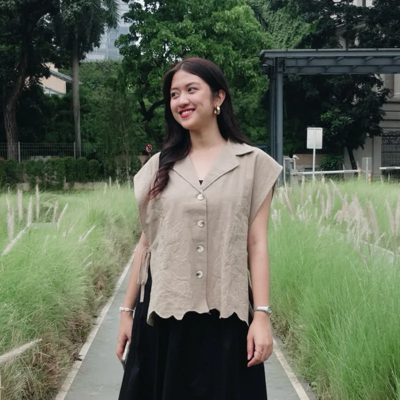 darla-vest — Khaki