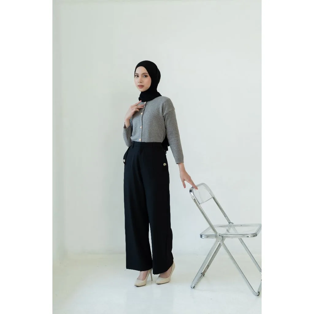 yora-loose-pants — Black (LW semiwool)