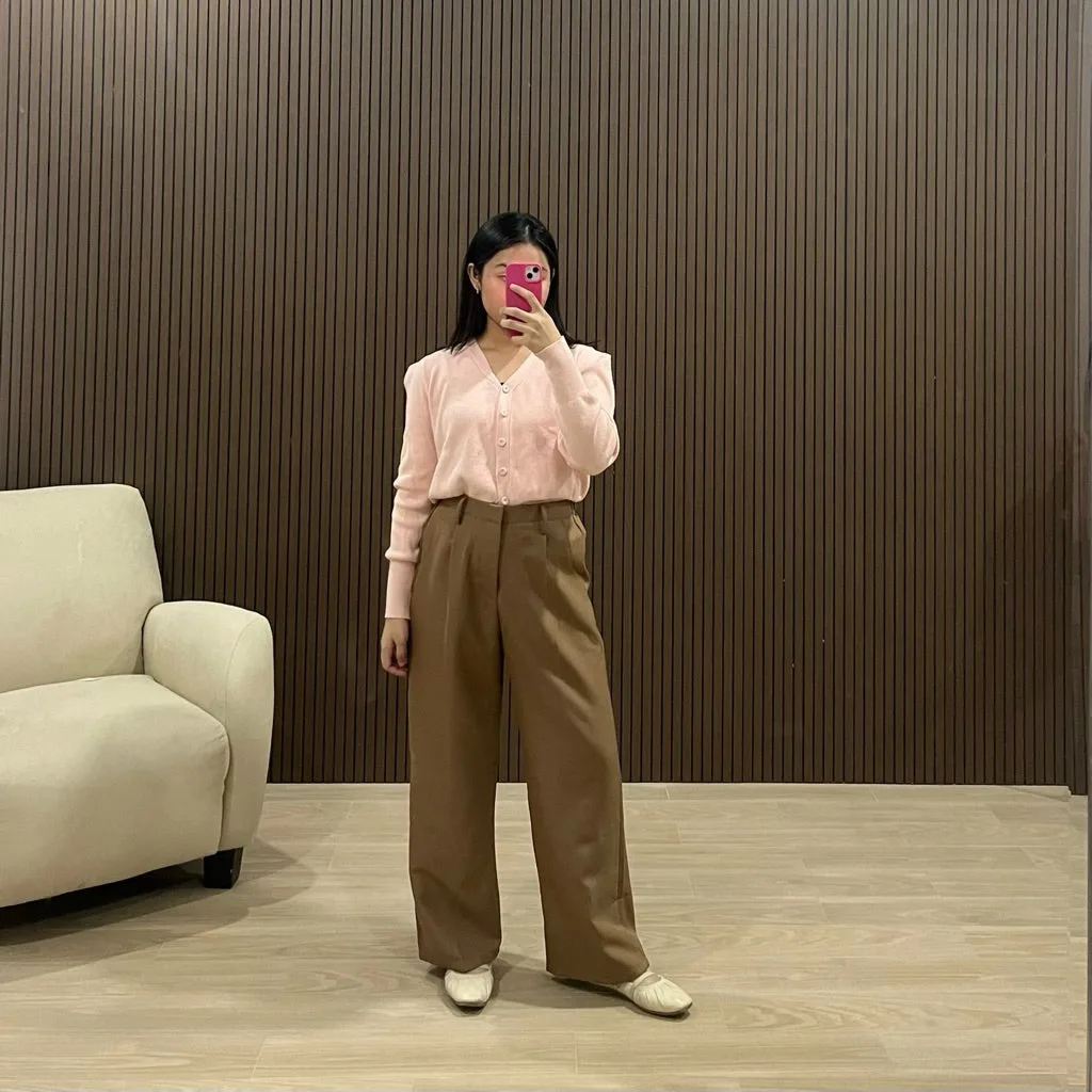 yora-loose-pants — choco (semiwool)